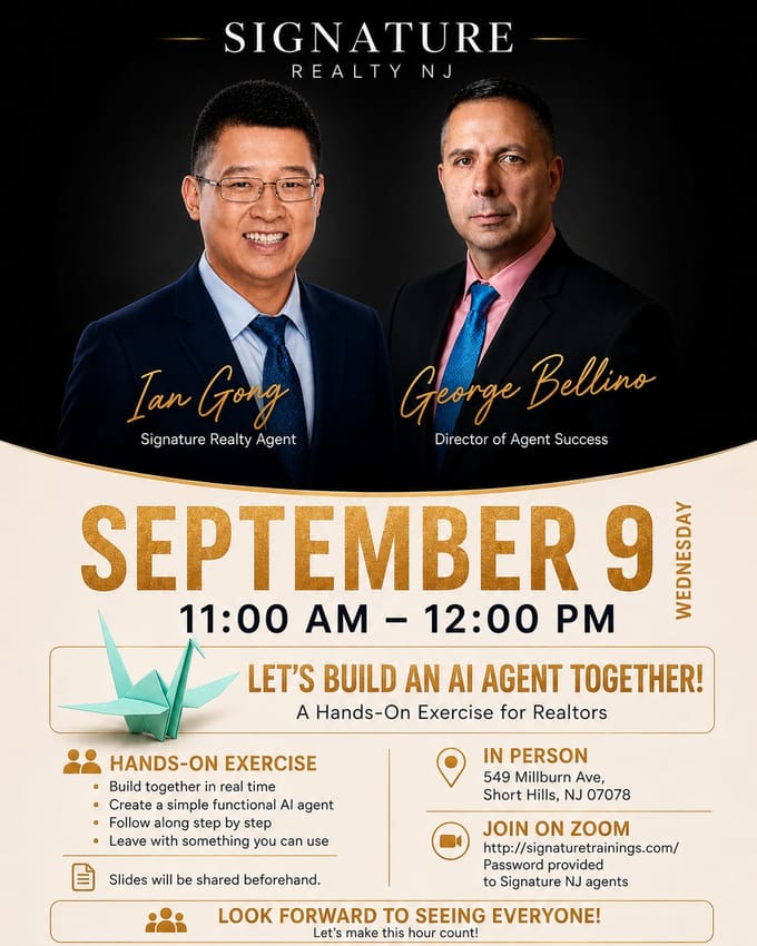 Let&rsquo;s Build an AI Agent Together — a hands-on exercise for realtors